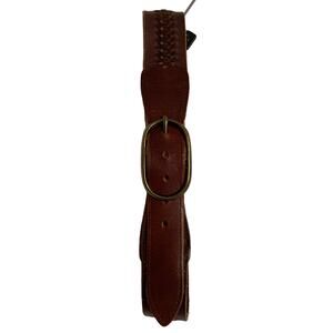 Gap Medium Genuine Cow Leather Women's Brown Wide Vintage Belt